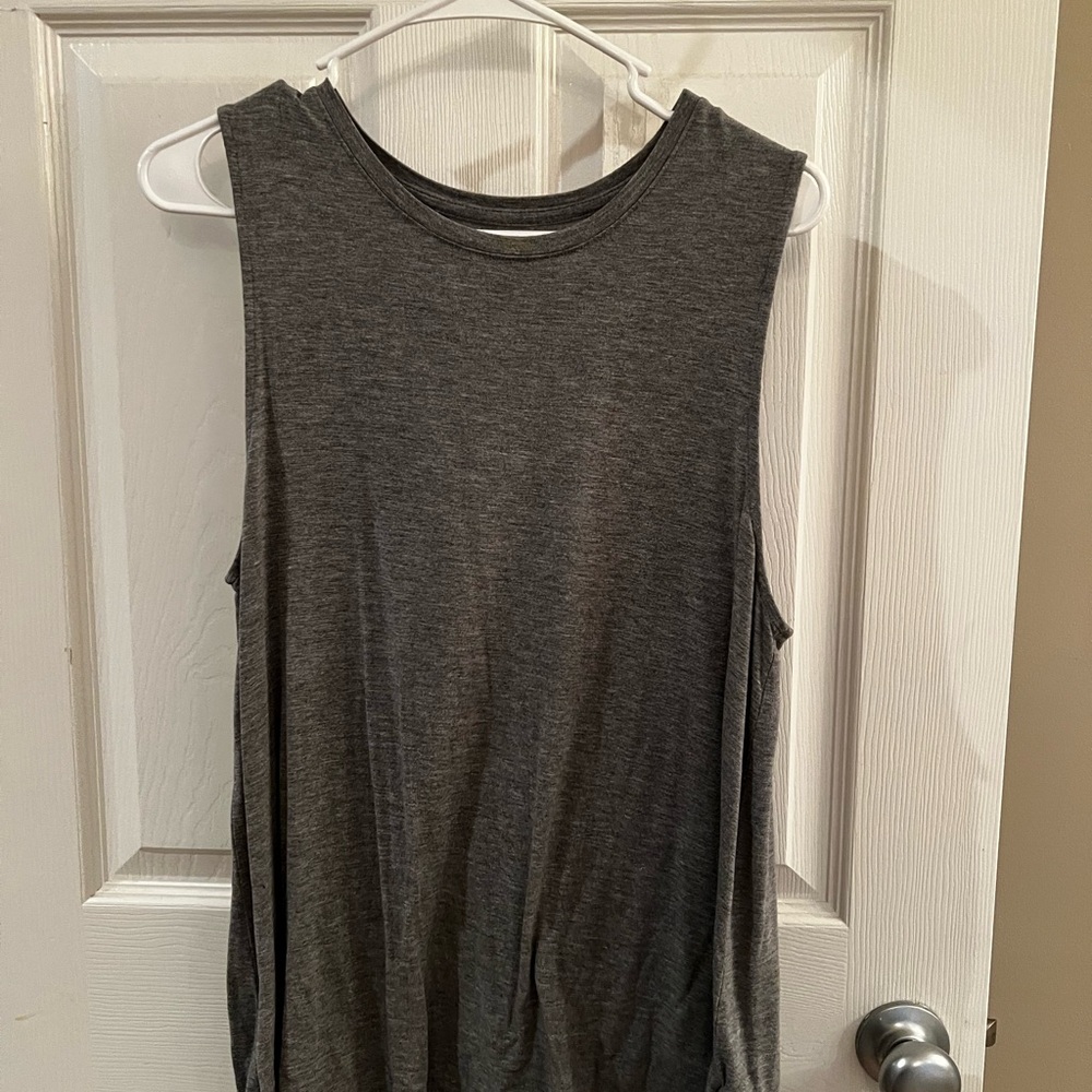 a new day Charcoal Muscle Tee